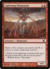 Lightning Elemental - Foil