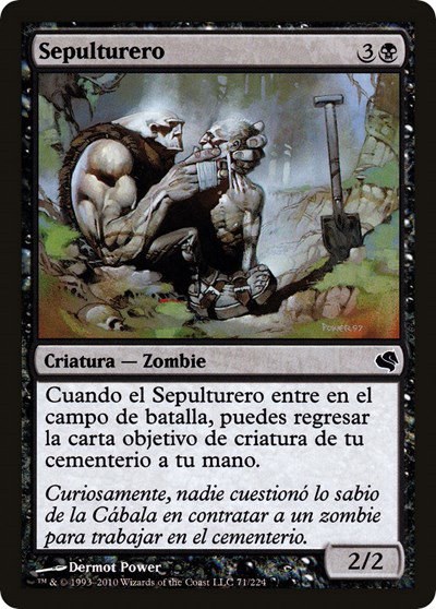 Gravedigger (Spanish) - "Sepulturero"