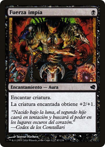 Unholy Strength (Spanish) - "Fuerza impia"