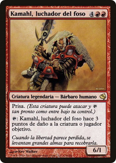 Kamahl, Pit Fighter (Spanish) - "Kamahl, luchador del foso"