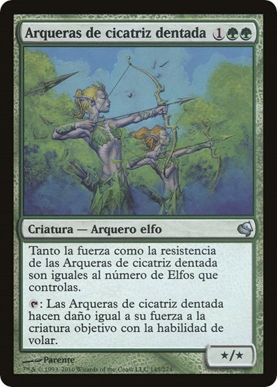 Jagged-Scar Archers (Spanish) - "Arqueras de cicatriz dentada"