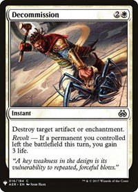 Decommission - Normal Decommission