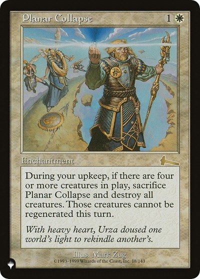 Planar Collapse - Normal Planar Collapse