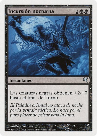 Nocturnal Raid (Spanish) - "Incursion nocturna" - Spanish
