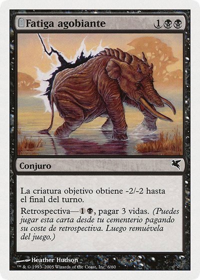 Crippling Fatigue (Spanish) - "Fatiga agobiante" - Spanish