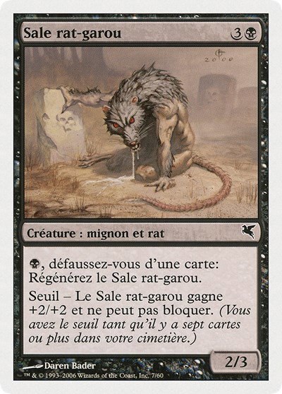 Dirty Wererat (French) - "Sale rat-garou" - French