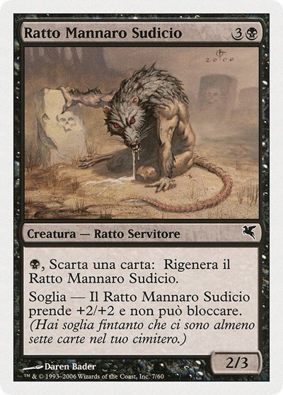 Dirty Wererat (Italian) - "Ratto Mannaro Sudicio" - Italian