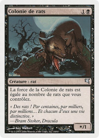 Swarm of Rats (French) - "Colonie de rats" - French