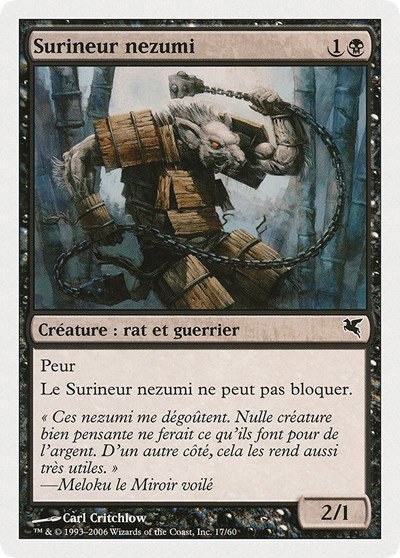 Nezumi Cutthroat (French) - "Surineur nezumi" - French