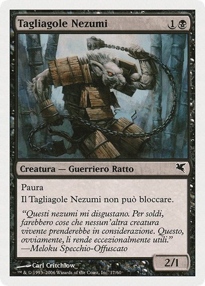 Nezumi Cutthroat (Italian) - "Tagliagole Nezumi" - Italian