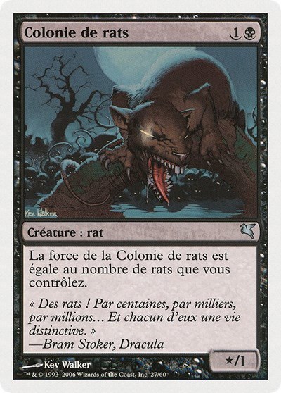 Swarm of Rats (French) - "Colonie de rats" - French