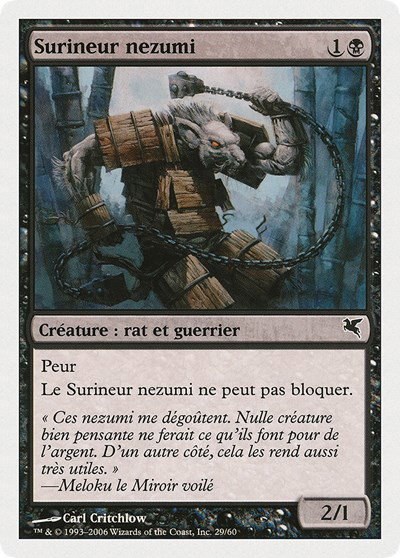Nezumi Cutthroat (French) - "Surineur nezumi" - French A29