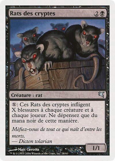 Crypt Rats (French) - "Rats des cryptes" - French