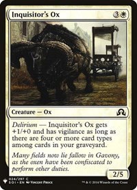 Inquisitor's Ox - Normal Inquisitor S Ox