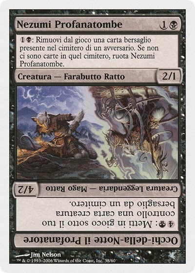 Nezumi Graverobber // Nighteyes the Desecrator (Italian) - "Nezumi Profanatombe" - Italian