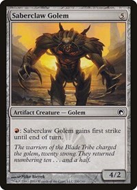 Saberclaw Golem - Foil