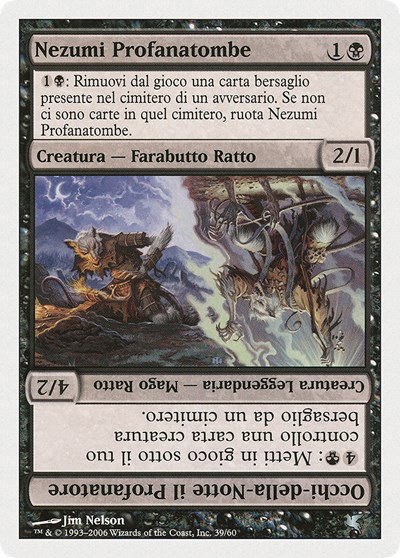 Nezumi Graverobber // Nighteyes the Desecrator (Italian) - "Nezumi Profanatombe" - Italian