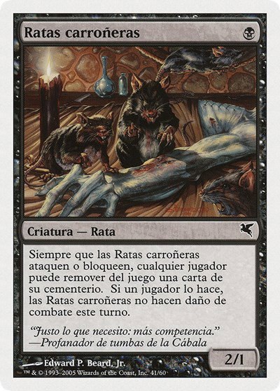 Carrion Rats (Spanish) - "Ratas carroneras" - Spanish