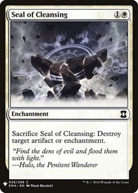 Seal of Cleansing - Normal Seal Of Cleansing