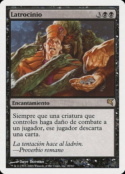Larceny (Spanish) - "Latrocinio" - Spanish