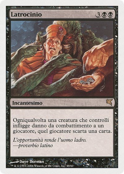 Larceny (Italian) - "Latrocinio" - Italian
