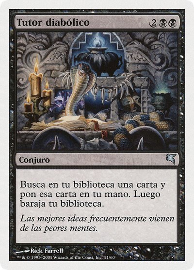 Diabolic Tutor (Spanish) - "Tutor diabolico" - Spanish