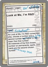 Look at Me, I'm R&D - Foil