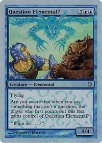 Question Elemental? - Alternate Foil