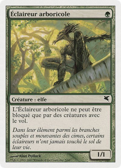 Treetop Scout (French) - "Éclaireur arboricole" - French