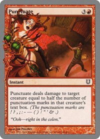Punctuate - Foil