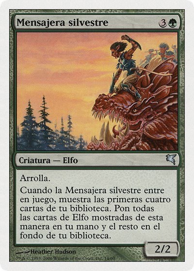 Sylvan Messenger (Spanish) - "Mensajera silvestre" - Spanish B14