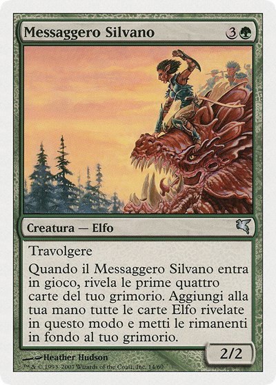 Sylvan Messenger (Italian) - "Messager sylvestre" - Italian