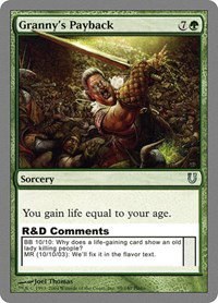 Granny's Payback - Foil