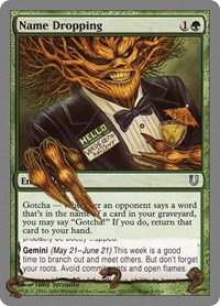 Name Dropping - Foil