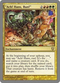 "Ach! Hans, Run!" - Foil