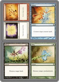 Who // What // When // Where // Why - Foil