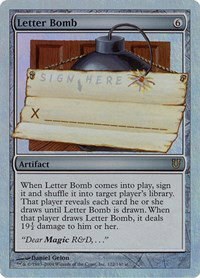 Letter Bomb - Alternate Foil