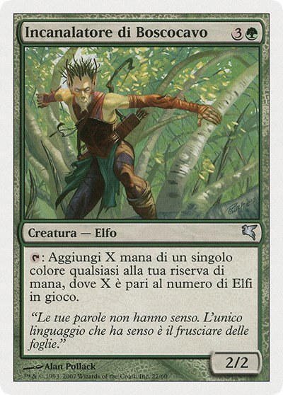 Wirewood Channeler (Italian) - "Canaliseur de Brinbois" - Italian