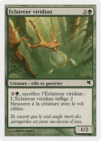 Viridian Scout (French) - "Éclaireur viridian" - French