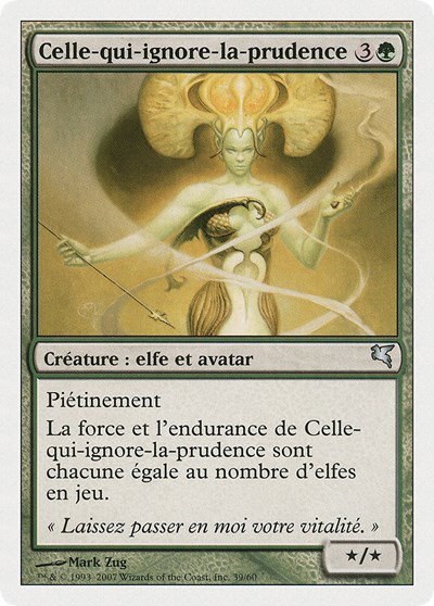 Heedless One (French) - "Celle-qui-ignore-la-prudence" - French