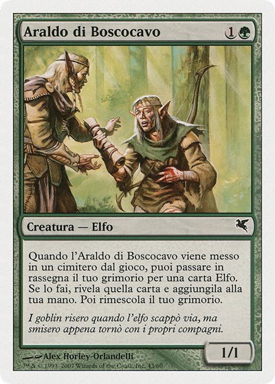 Wirewood Herald (Italian) - "Araldo di Boscocavo" - Italian