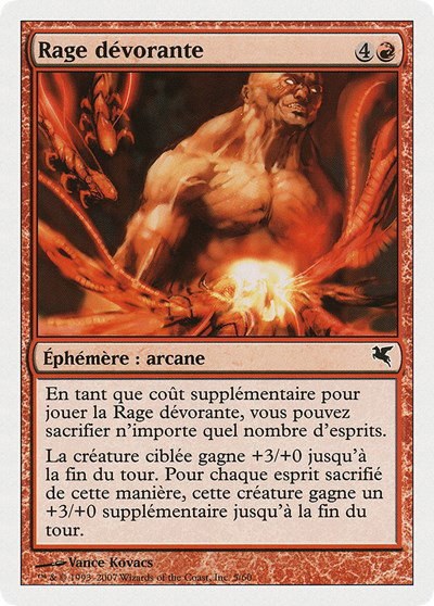 Devouring Rage (French) - "Rage dévorante" - French