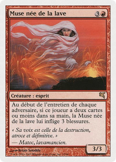 Lavaborn Muse (French) - "Muse nee de la lave" - French