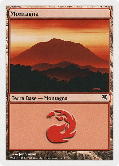 Mountain (Italian) - "Montagna" - Italian