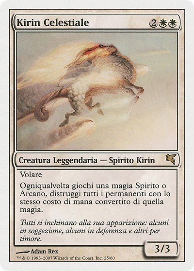 Celestial Kirin (Italian) - "Kirin Celestiale" - Italian