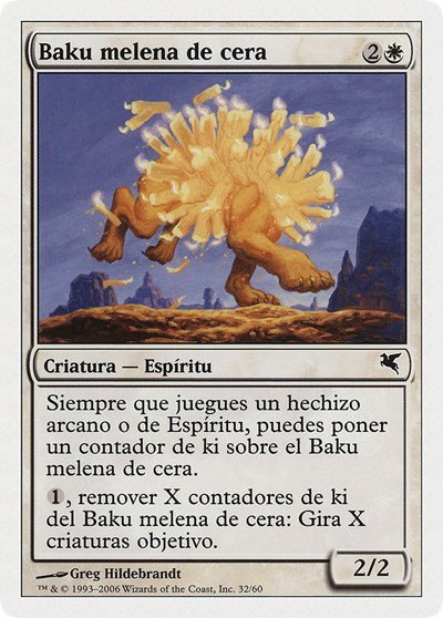 Waxmane Baku (Spanish) - "Baku melena de cera" - Spanish