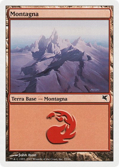 Mountain (Italian) - "Montagna" - Italian