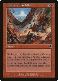 Dwarven Landslide - Foil