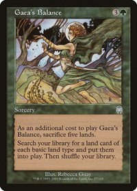 Gaea's Balance - Foil