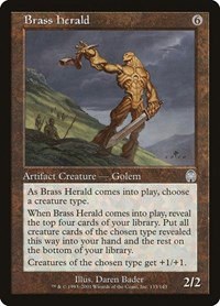 Brass Herald - Foil